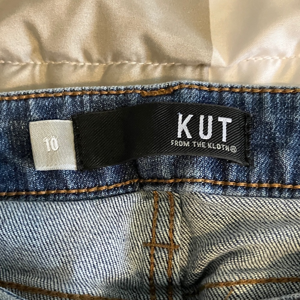 Kut from the Kloth Dark Blue Straight-Leg Jeans - Picture 2 of 3